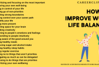 Ways To Improve Work-Life Balance For Busy Professionals
