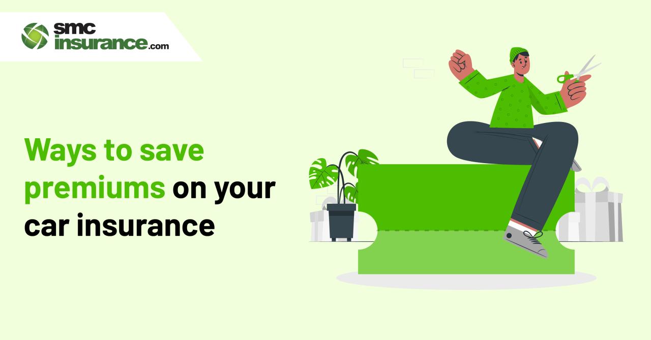 How to save money on car insurance premiums