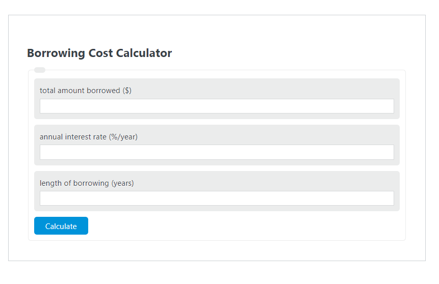 Calculating The True Cost Of Borrowing With Loans